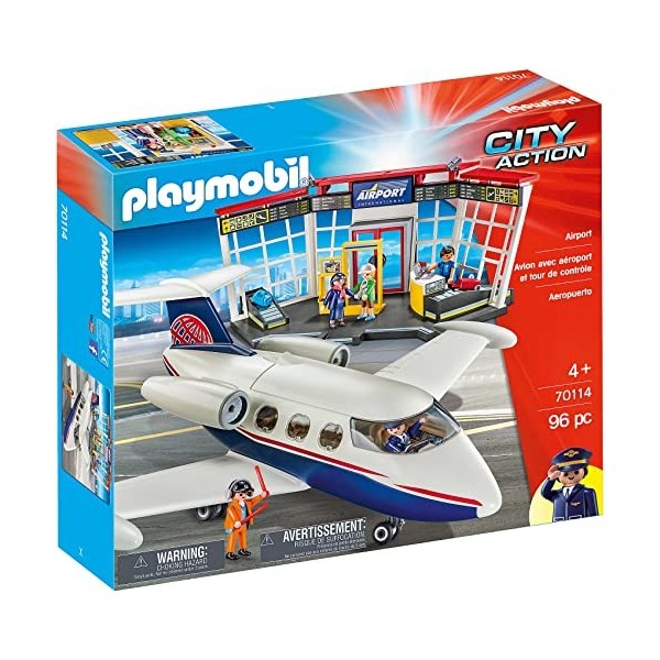 Playmobil 70114 Airport 96 pièces City Action