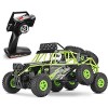 Darenbp Jouet télécommandé pour garçons 2.4G Radio télécommande voiture électrique Buggy 6WD RC Car Racing Escalade Mise à jo