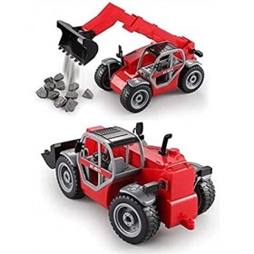 GUYANA Chargeur Frontal télécommandé 2,4 GHz 6 canaux RC Bulldozer Véhicule de Construction Radiocommandé Tracteur Camion Jou