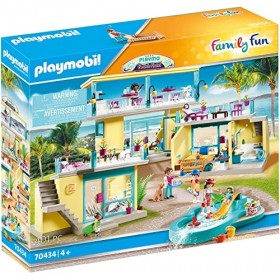 Playmobil Family Fun 70434 Hôtel de Plage Playmo à Partir de 4 Ans Multicolore