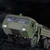 BUNCC 1:16 RC Camion Militaire 2.4GHz 6WD Armée Camion Hors Route Rock Crawler RC Véhicules Télécommande Jouets pour Enfants 