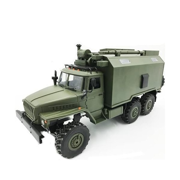 Latotoa Camion RC 1:16 Simulation pleine grandeur 6 roues motrices modèle de camion militaire voiture télécommandée tout-terr