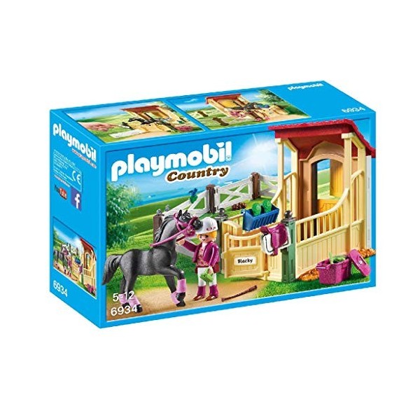 Playmobil 6934 Boîte avec cavalière et pur-sang Arabe