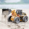 GUYANA 1/18 Chargeur Frontal télécommandé 2,4 GHz 6 canaux RC Bulldozer Véhicule de Construction Radiocommandé Tracteur Camio