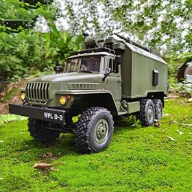 Simulation De Camion De Larmée De LOural Soviétique À Six Roues Modèle Militaire 6 Drive Shock Climbing 2.4G Télécommande B