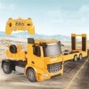 VUCICA Voiture télécommandée 2,4 GHz 1:20 électrique Cargo Jouet Voiture Camion Gros Camion modèle Tracteur remorque Cadeaux 