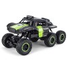 EQEEN Amortisseur intégré de Voiture RC à léchelle 1/10, Buggy télécommandé 2,4 GHz avec lumière LED, Camion Monstre télécom