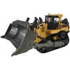 BUGUSX 1: 16 RC Bulldozer Camion Garçons Jouet Grande Pelle Télécommandée Tous Terrains Hors Route Bulldozer Tracteur Camion 