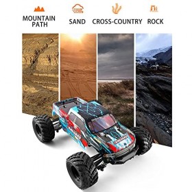 SCOOVY Voitures télécommandées à léchelle 1/12 de grande taille, 32 km/h à grande vitesse 4 roues motrices, camion télécomma