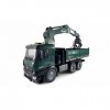 Amewi Mercedes-Benz Arocs 22568 Chariot de Grue avec Benne à Benne RTR avec Batterie et télécommande Vert