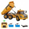 MODELTRONIC Double Eagle E591 Camion RC avec benne basculante Licence authentique Volvo A40G proportionnelle 1:20 en 2,4 GHz 