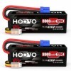 HOOVO Batterie Lipo 3S 11,1 V 8000 mAh 120 C avec boîtier Rigide avec connecteur EC5 pour hélicoptère, véhicules, Voitures, c