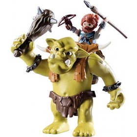 Playmobil - Troll géant et Soldat Nain - 9343