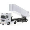 Jouet de Voiture à Distance, 2.4G Rc Camion à Benne basculante télécommandée 6CH Modèle électrique Camion extérieur à Grande 