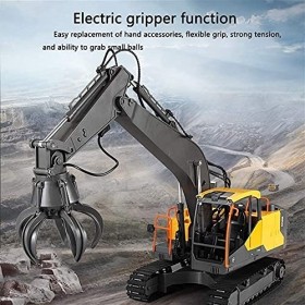 WANIYA1 Alliage Télécommande Excavator 2.4GHz 3-in-1 Chargeur Chargeur Camion Camion Crane sans fil RC Électrique Sans person