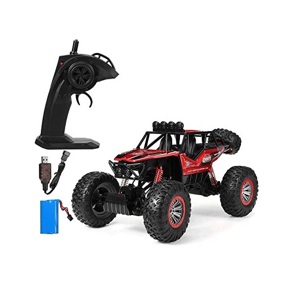 PRENDRE Voiture RC, échelle 1/8 4WD Tout Terrain Camion RC Haute Performance Voiture Tout-Terrain, radiocommande 2,4 GHz Cami