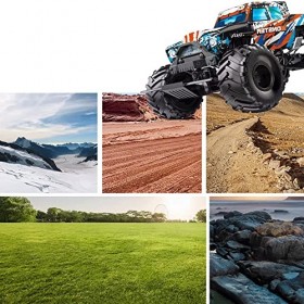 AIPUPU Voitures RC de Grande Taille 1/6, camions Monster RC Haute Vitesse 20 km/h, véhicule Tout-Terrain Tout-Terrain avec Ch