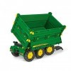 ROLLY TOYS - 12 504 3 - Remorque - Rollymulti Trailer John Derre - Triple Essieux