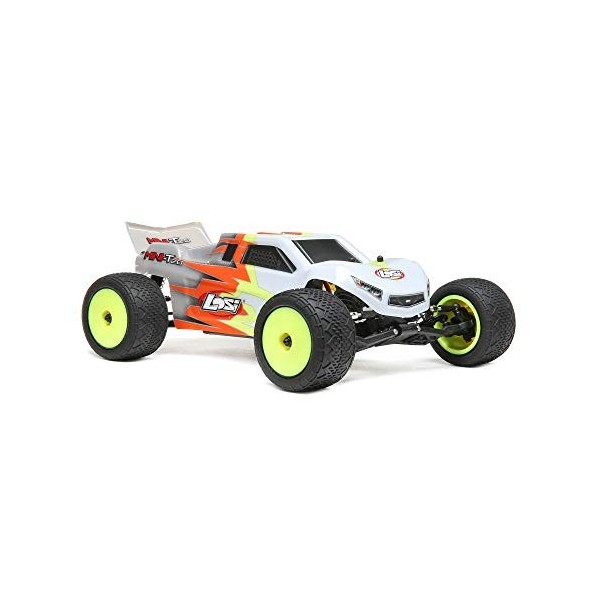 1/18 Mini-T 2.0 2WD Stadium Truck Brushed RTR, Gray/White