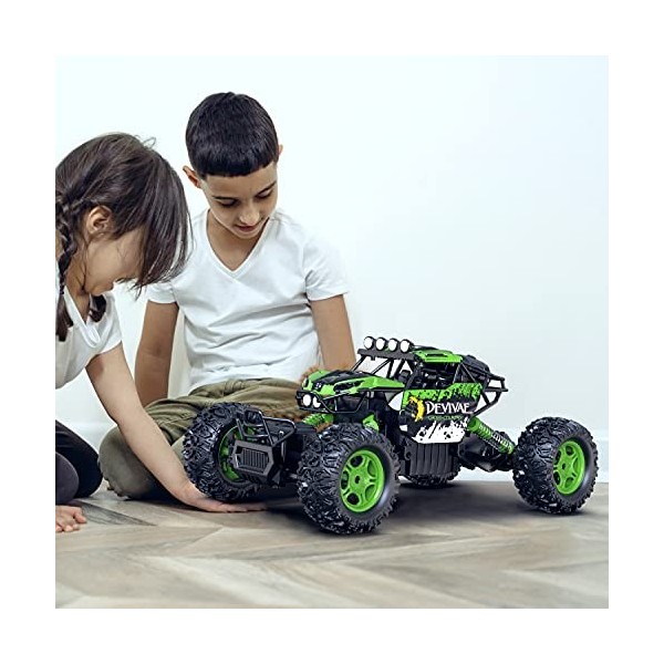 CROBOLL 1:12 Large Remote Control Car for Boys with Upgraded Lifting Function, 4WD 20km/h RC Car Toys for Kids 4X4 Off-Road R