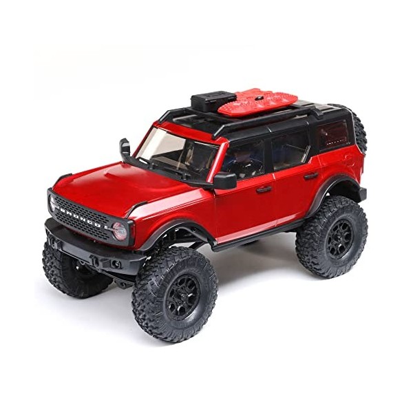 AXIAL 1/24 SCX24 2021 Ford Bronco 4 Wheel Drive Truck RTR Red AXI00006T1 Car