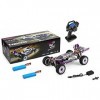 KKTUA Voiture RC Professionnel Buggy 1/12 Wltoys XKS 124019 Traction 4X4 Emetteur LCD 2,4 GHz Haute Vitesse de 60 km/h + Batt