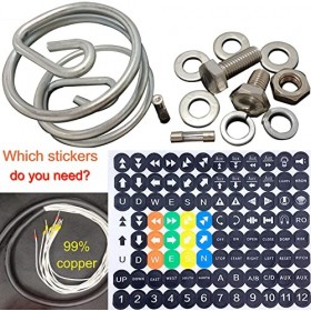 8 boutons 110-460V AC/DC Sans fil Grue Treuil Télécommande Transmetteur et récepteur radio industrielle pour 110V 220V 380V é