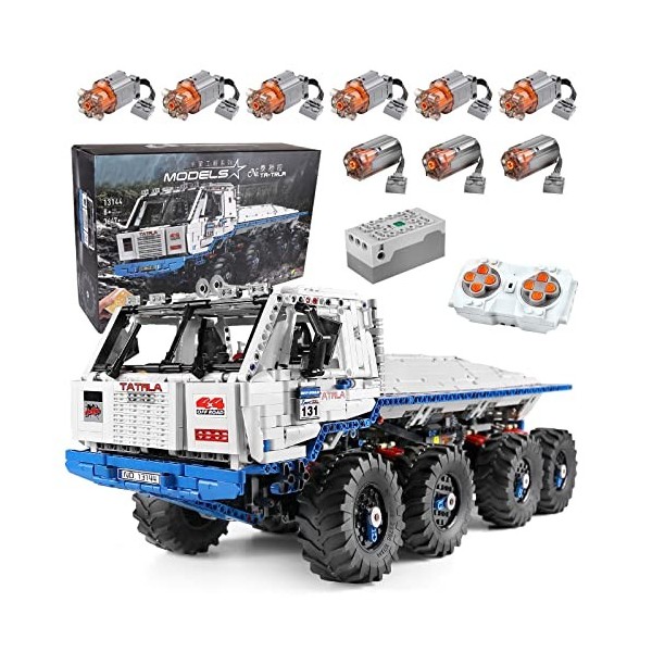 YESHIN 13144 Technologie t813 Camion Construction Jouet Bloc de Construction, 3647pcs 2.4G télécommande Hors Route Camion Con