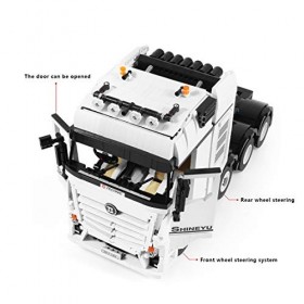 WEERUN RC Camion Telecommande Jeu de Construction, 2.4G 4CH RC Camion Télécommandé avec Moteurs, 2949 Pièces Blocs de Constru