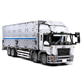 YESHIN 13139 pièces de Camion dingénierie avec conteneur, 4166 pièces télécommande Camion kit avec 8 Moteurs, Grand MOC RC c