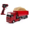 SUBECO RC Dumper 1:32 10 Roues Voiture inclinable Rc Camion électrique radiocommande véhicule de Levage électronique Passe-Te