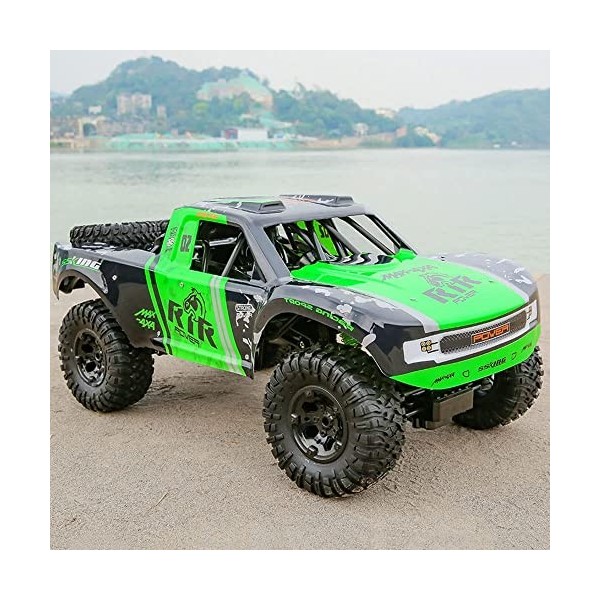 BUGUSX Voiture RC extérieure étanche 1/8 4WD 50 cm véhicule tout-terrain télécommande voiture escalade tout Terrain véhicule 