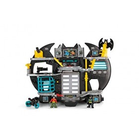 Imaginext Coffret la Batcaverne DC Super Friends avec figurines Batman et Robin, jouet pour enfant dès 3 ans, X7677