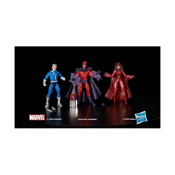 Marvel 80E Anniversaire Legends Series - Edition Collector - Figurines 15 Cm Quicksilver, Magneto & Scarlet Witch de X-Men Ex