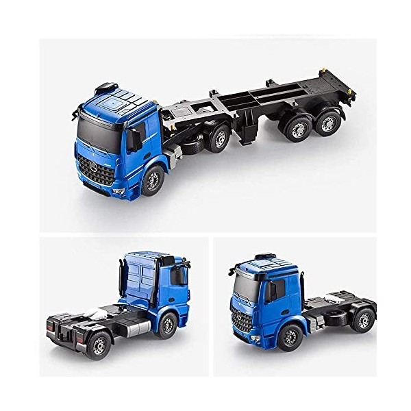 AFEBOO RC Semi Camion RC Camion Pelle Jouets RC Tracteur Télécommande Remorque Camion Électronique Construction Véhicules Jou