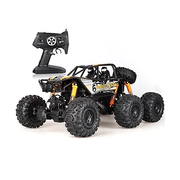 WANIYA1 Grand Stunt Stunt Cars Jouets Enfants Télécommande hors route Voiture descalade 6x6 Haute Vitesse Tous terrains Mons