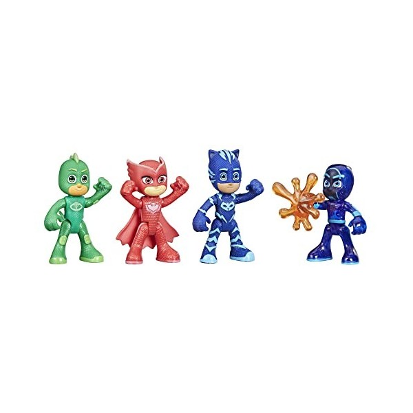 PJ Masks Kit de Figurines daction phosphorescentes pour Enfants à partir de 3 Ans, F2836