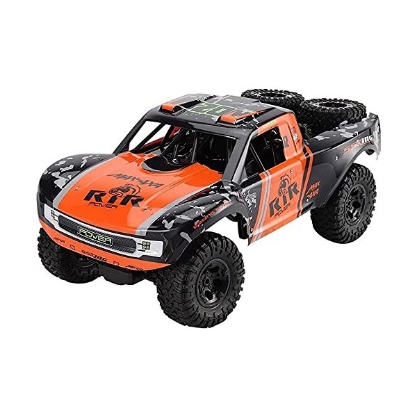 BTSOAR Grande voiture RC RTR à léchelle 1/8, camion monstre amphibie RC 2,4 GHz, camion RC 4x4 hors route, voiture descalad