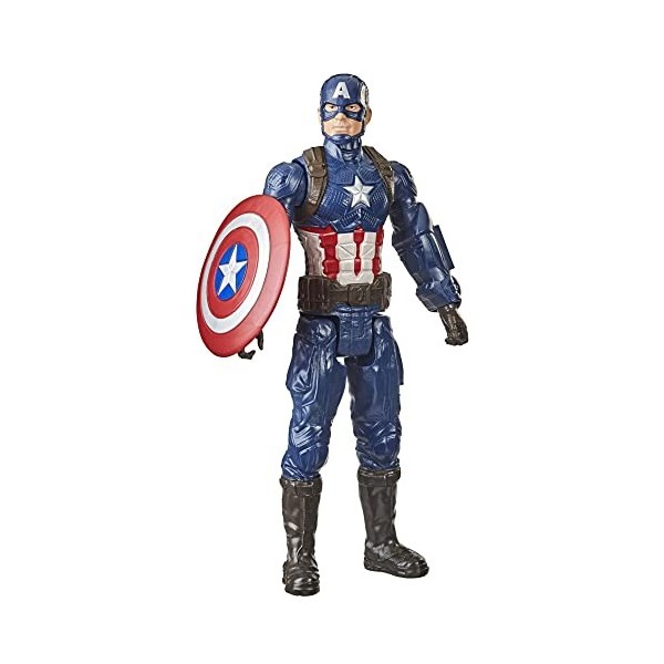 Marvel Hasbro F1342 Titan Hero Series, Multicolore, Figurine à Collectionner Captain America de 30 cm, Jouet pour Enfants à p