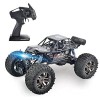 ZOTTEL Voiture RC, Camion Monstre Tout-Terrain À Grande Échelle 1: 8, Boîtier en Métal 4 Roues Motrices LED, Véhicule descal