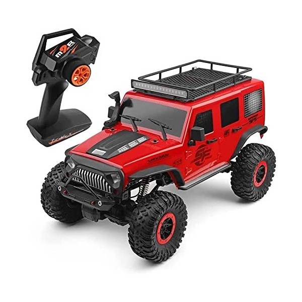 ULLGO Grande voiture RC 1/10 2.4Ghz sans fil hors route voiture télécommandée 4WD tout terrain sur chenilles RC monstre camio