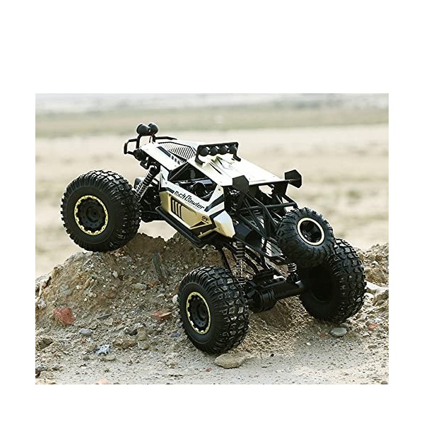 GLOYER Camion RC 20 1/8 échelle 4 × 4 Tout-Terrain Camion RC Adulte Grand véhicule télécommandé de 50 cm Voiture RC à Gran