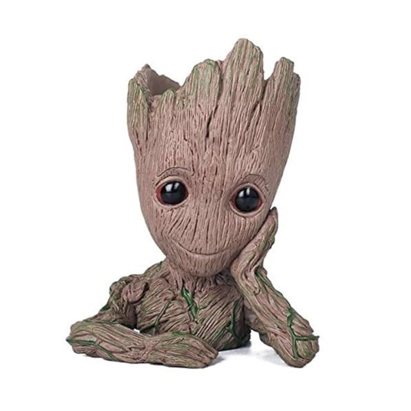 thematys Baby Groot | 15x8,5x8,5cm | Pot de Fleurs | Figurine de Jeu | Figurine daction | Classique de Film | Fanware | I AM