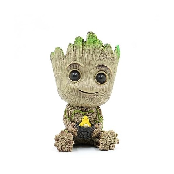 thematys Baby Groot | 15x8,5x8,5cm | Pot de Fleurs | Figurine de Jeu | Figurine daction | Classique de Film | Fanware | I AM