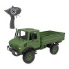 GLOYER Camion Militaire RC, Voiture télécommandée 4WD à léchelle 1:12, Voitures Militaires Tout Terrain 2,4 GHz, Camion Tout