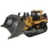 GLOYER 1/16 RC Métal Bulldozer Jouet RC Voiture RC Pelle Télécommande Voiture Alimentée Jumbo Grand Bulldozer Tracteur Camion