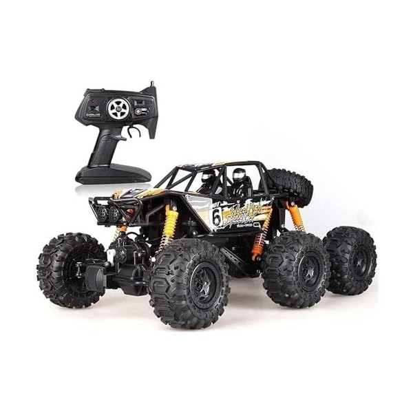 VUCICA Super grande voiture télécommandée 6WD 6 roues RC voiture tout terrain véhicule tout-terrain escalade haute vitesse RC