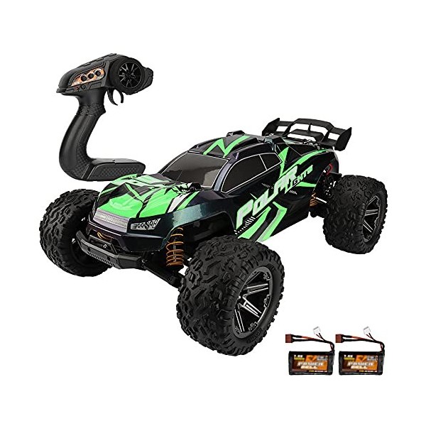 SZITW 1/10 RC Rock Crawler Drift Car 45 km/h Véhicule descalade tout-terrain rapide, voiture de sport tout-terrain à absorpt