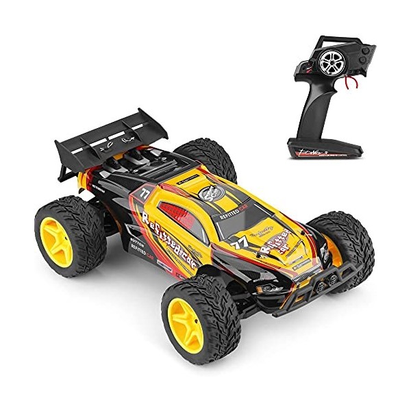 GLOYER Voitures RC, véhicule RC Haute Vitesse 36 km/h pour Adultes, véhicule télécommandé 1/10 4x4 Tout Terrain Tout Terrain 