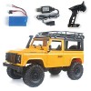 GLOYER Voiture sur chenilles RC 1/12 4WD 2.4G télécommandée Camion Tout-Terrain à Grande Vitesse Voiture RC lumière LED RTR J